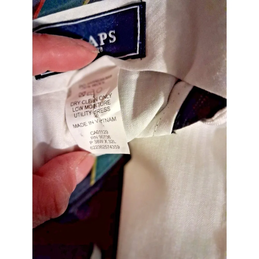 Chaps by Ralph Lauren Mens Wool Pinstripe Two Piece Suit Size Regular Contempora